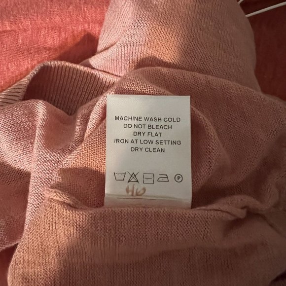 One Grey Day Knit Top Size XS Crewneck Open Draped Back Embroidered Sun 42OGD836 - Picture 8 of 9